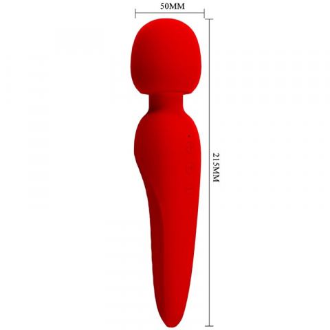 Vibrator Stimulator Clitoris Pretty Love Meredith Massager 12 Vibration Modes Red [6]