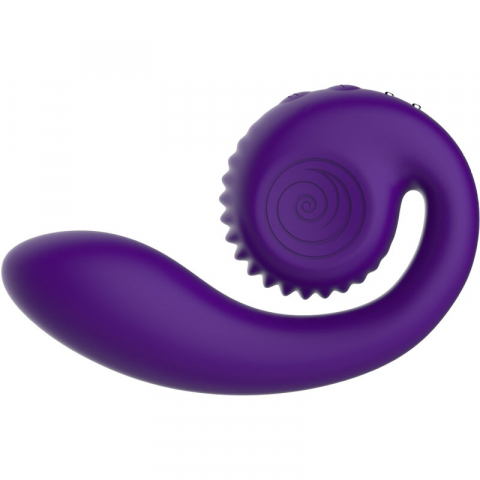 Jucarii Sexuale - Vibrator Stimulator Clitoris Snail Vibe Gizi Dual Stimulator Purple