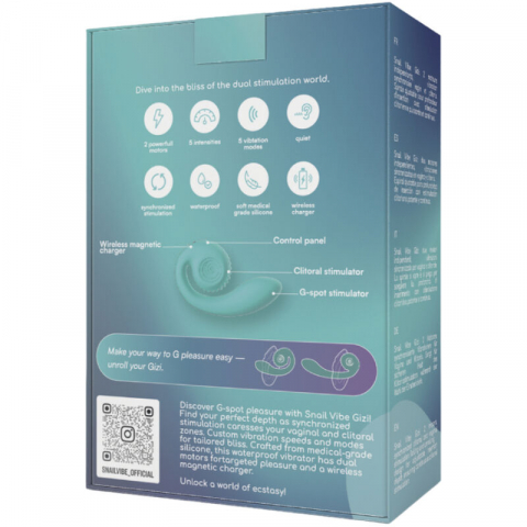Vibrator Stimulator Clitoris Snail Vibe Gizi Dual Stimulator Tiffany [3]