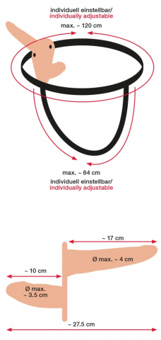 Strap-on Vibrator YOU2TOYS Strap-on Duo [8]
