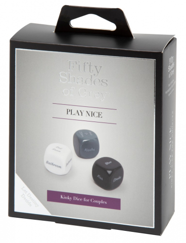 Zaruri Erotice Cuplu Fifty Shades of Grey Play Nice Kinky Dice for Couples [2]