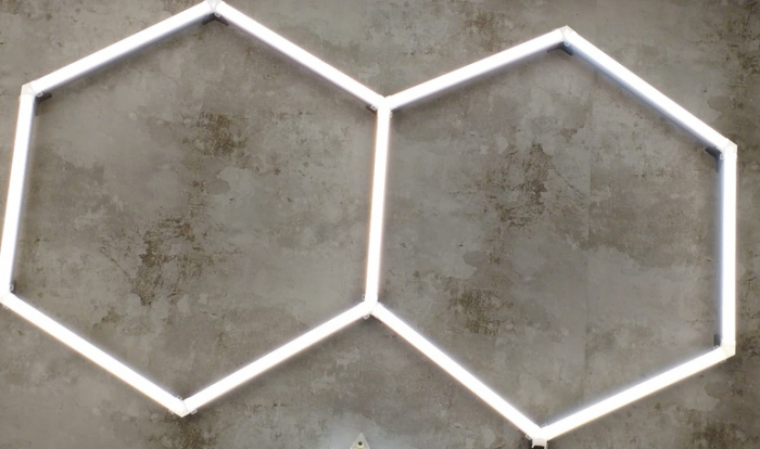 2 hexagoane led honeycomb neutre sau reci [2]