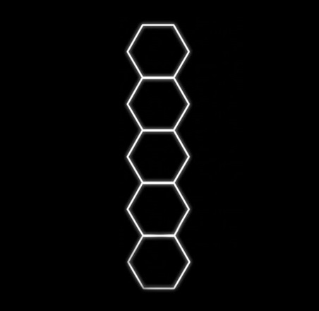 5 hexagoane Mari led Honeycomb 520 x120 cm 220w [3]