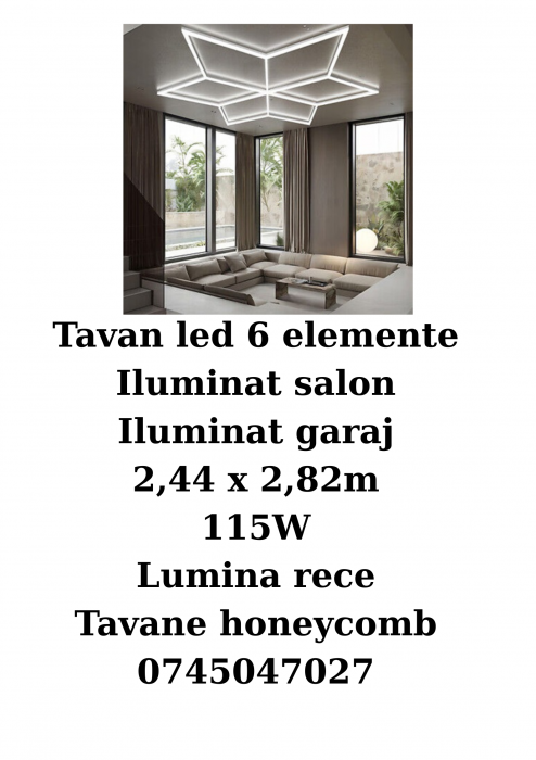6 hexagoane led honeycoomb [3]