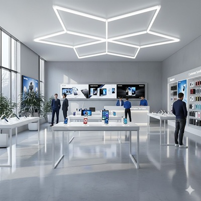 6 hexagoane led honeycoomb [4]