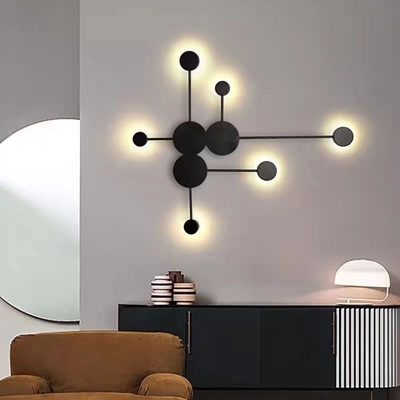 Aplica led 3 functii perete 60w Gold/ Black [2]