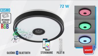 Aplica smart cu RGBW, difuzor, telecomanda si bluetooth 72W [1]