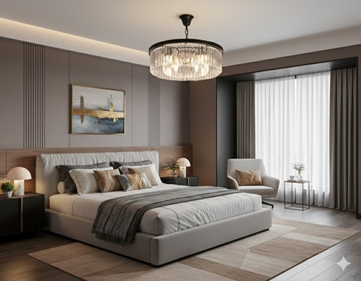 Candelabru led modern si elegant pentru casa luminoasa [3]