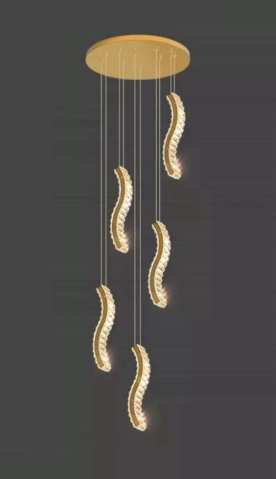 Candelabru led elegant Gold cu telecomanda 9/5/3/1 elemente [2]