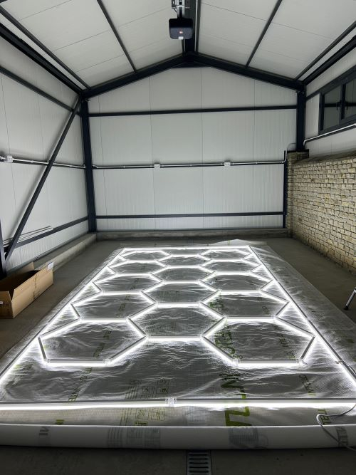 Hexagoane 14 LED Honeycomb 720W [3]