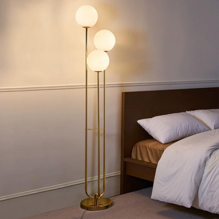 Lampa led 3 globuri gold [1]