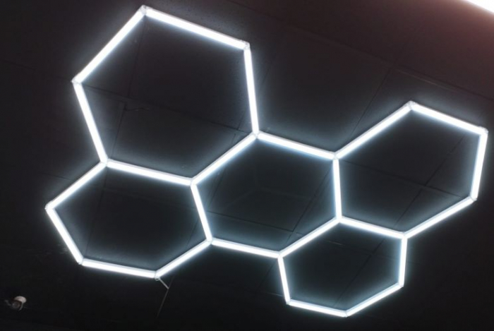 Led perete Honeycomb set 5 hexagoane 192W [2]