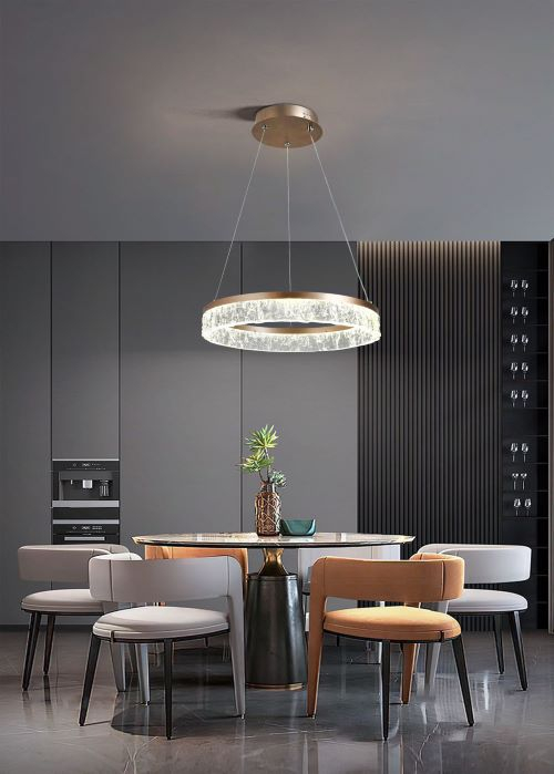 Lustra led  1 cerc 80W [2]