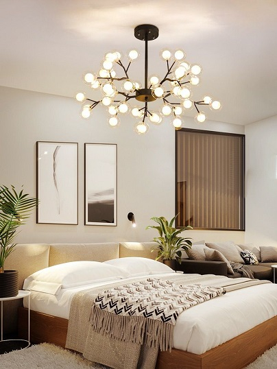 Lustra led 45 globuri Neagra [2]