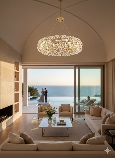 Lustra led Cristal 50cm [1]