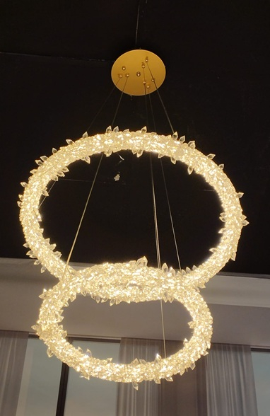 Lustra led Cristal cu telecomanda [4]
