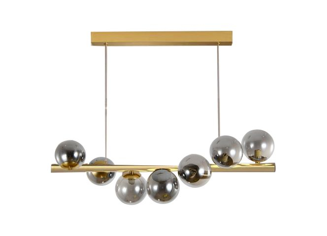 Lustra led cu globuri fumurii [5]