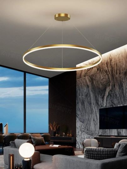 Lustra led dimabila 120w Gold/ Black [2]