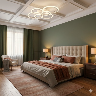 Lustra LED dimabila 132w cu telecomanda si aplicatie 3 functii [5]