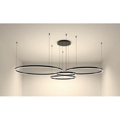 Lustra led dimabila 180w  Neagra [2]