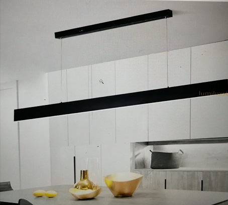 Lustra led dimabila 36w Neagra [2]