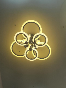 Lustra led dimabila 84W cu telecomanda 4 functii [2]