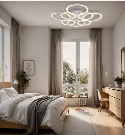 LUSTRA LED FOCUSAT DIMABILA CU TELECOMANDA 3 FUNCTII 155w [4]