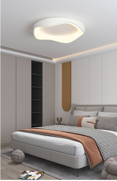 Lustra led simpla 90w alba /neagra [3]