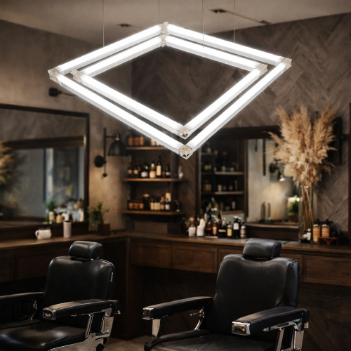 Patrate led pentru barbershop sau atelier auto [3]