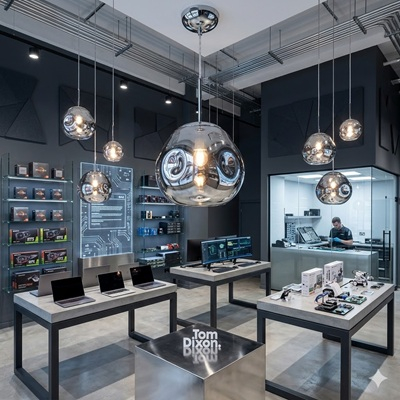 Pendul led elegant e27x1Argintiu [2]