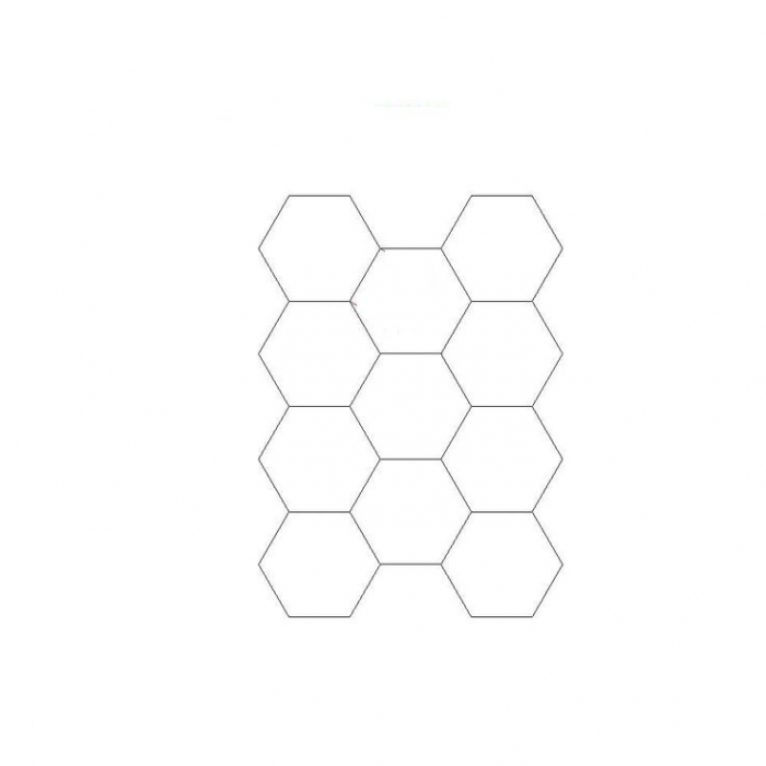 led tavan honeycomb 11 hexagoane 325 x 235cm 368w [2]