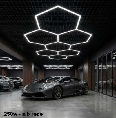Tavan led honeycomb 7 hexagoane led 256w 385x167cm [2]