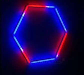 Un hexagon RGB Dream 95 x 85 cm 42w [3]
