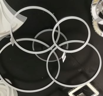 Lustra Receptie - Lustra led dimabila 170w cu telecomanda 3 functii Maro