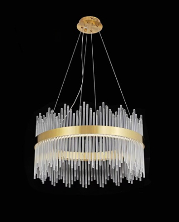 Oferte - Candelabru led rotund 40w Gold/Silver