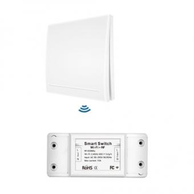 Kit inteligent ieftin diferite configuratii - Intrerupator cu  releu wireless 10A WiFi compatibil Alexa Google Home