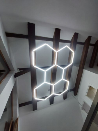 Led perete Honeycomb set 5 hexagoane 192W [4]