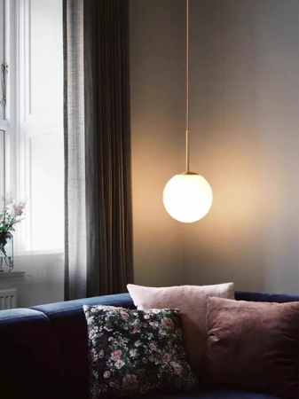 Lustra glob gold e27 Lustre Led - Lustra glob gold e27