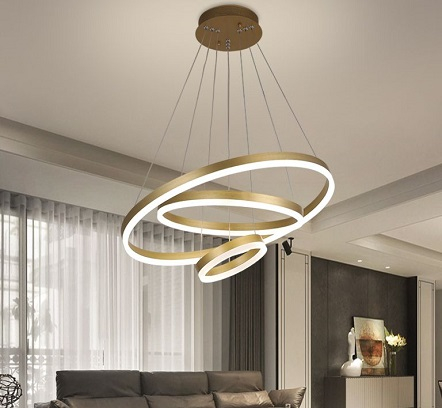 Lustra Dormitor - Lustra LED 120W dimabila cu telecomanda