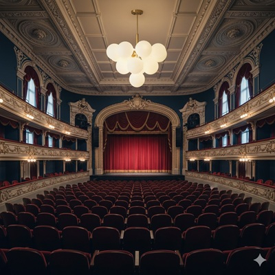 Lustra led 13 globuri gold [2]