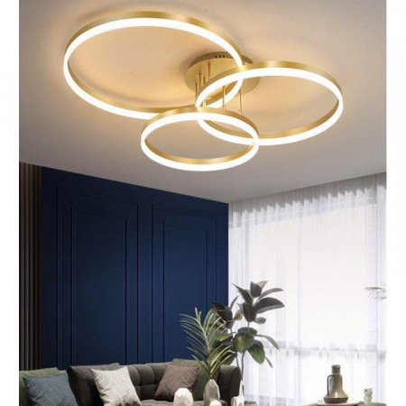 Lustra led de la 100w la 200w - Lustra led dimabila 150w cu telecomanda 3 functii