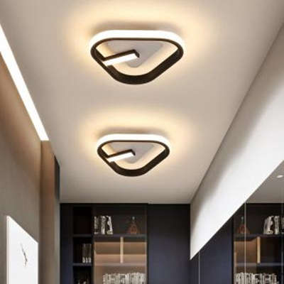 Lustre Led - lustra led - Lustra led 3 functii 13w Black Cerc, triunghi, patrat