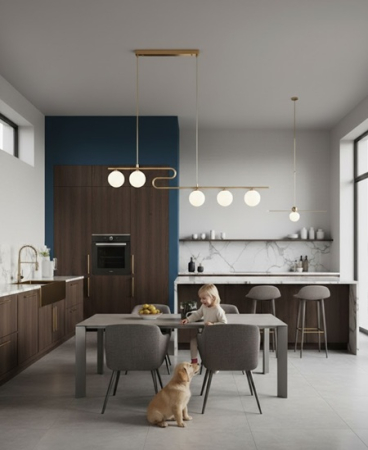 Lustra led 5 globuri elegante [1]