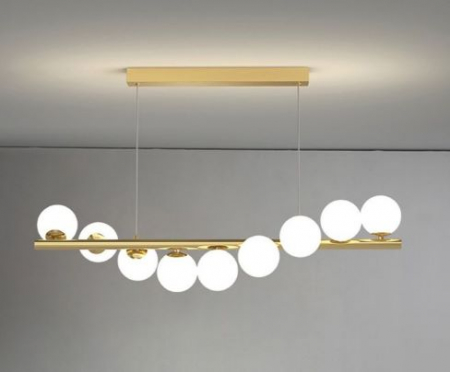 Lustra led globuri sticla