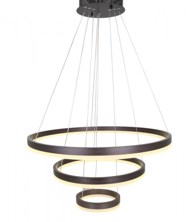 Lustra Receptie - Lustra led dimabila 130w cu telecomanda 3 functii maro