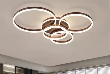 Lustra Bucatarie - Lustra led dimabila 220w cu telecomanda 3 functii Maro