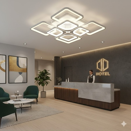 lustre led sub 250ron - Lustra LED dimabila 160w cu telecomanda 4 functii