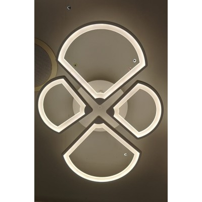 Lustra led petale - Lustra led dimabila 80w cu telecomanda