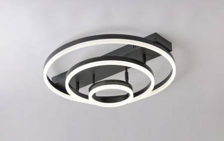 Lustra led dimabila orientabila 160w cu telecomanda gold/ maro/ negru [1]