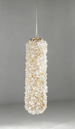 Lustre ieftine - Lustra led Gold Cristal CCT 20w